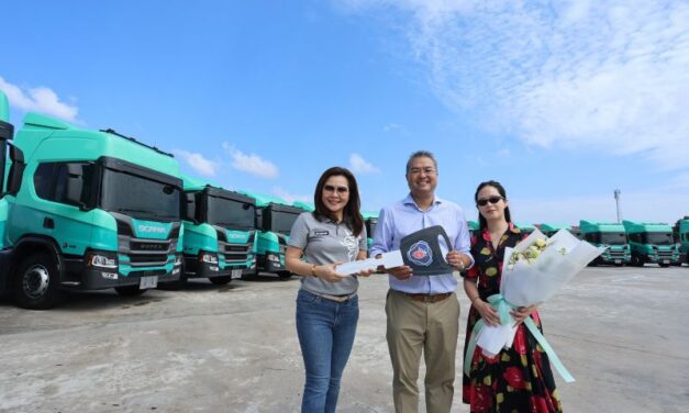 แมคแอนดริว แอนด์ พาร์ทเนอร์ ขยายธุรกิจรุกโลจิสติกส์ ล่าสุดจับมือสแกนเนียรับรถ Scania Super Euro5 ล็อตใหญ่ 40 คัน พุ่งเป้า Green Logistics เต็มตัว ดันรายได้โต 3,000 ล้าน