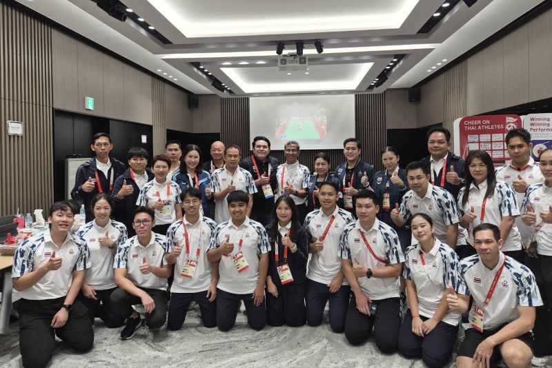 “สุรศักดิ์” นำทีมผู้บริหาร เยี่ยม Thai House ส่งกำลังใจทัพนักกีฬาไทย พร้อมต่อยอด “Amazing Thai House” เชื่อมกีฬา–ท่องเที่ยว ดัน “Healing is the New Journey” สู่เวทีโลก