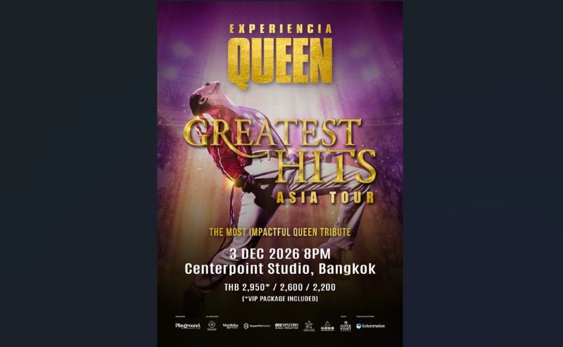 ปลุกตำนานวงร็อคขึ้นมาเดือด! ‘Experiencia Queen’ ขนเพลงฮิต QUEEN บุกกรุงเทพฯ พร้อมระเบิดความมันส์ 3 ธ.ค. นี้ บัตรเปิดขาย 16 ต.ค. ช้าหมดอดร็อค!