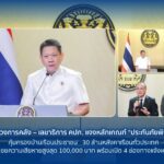 ปลัดกระทรวงการคลัง – เลขาธิการ คปภ. แจงหลักเกณฑ์ “ประกันภัยพิบัติแห่งชาติ” คุ้มครองบ้านเรือนประชาชน 30 ล้านหลังคาเรือนทั่วประเทศ ชดเชยความเสียหายสูงสุด 100,000 บาท พร้อมเปิด 4 ช่องทางแจ้งเคลม