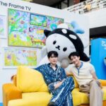 “เต-นิว-โพก้าซัง” แท็กทีม “มาร์ค-จัมโม่” แจกโมเมนต์ใจฟูแบบอินติดเฟรม พร้อม “ลิปตา” ร่วมเติมสีสัน ชวนแฟน ๆ เปิดมุมมองใหม่ของทีวี ในงาน Samsung The Frame – The Canvas of Joy